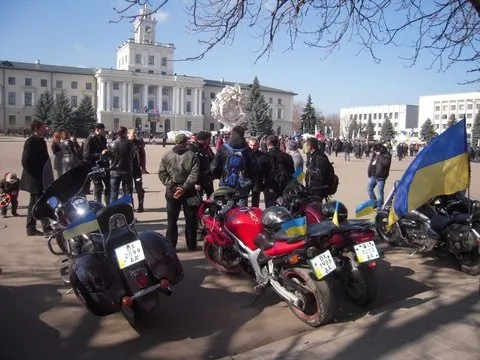 Хмельницькі байкери виступили проти війни (Фоторепортаж) — фото 5