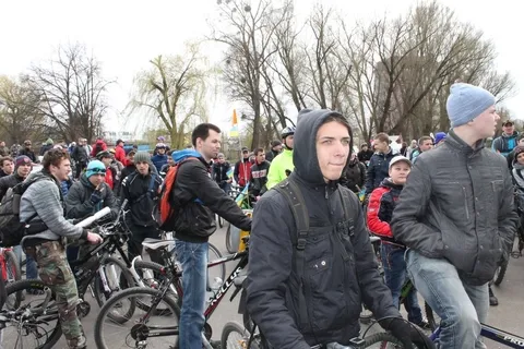 Понад триста велосипедистів відкрили у Хмельницькому Велосезон-2014 (Фоторепортаж) — фото 8