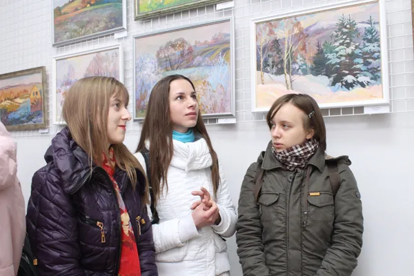 Хмельничанка Анна Трачук представила першу персональну виставку живопису (Фото) + (Відео) — фото 3