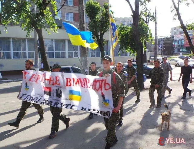 Хмельницька Самооборона вшанувала загиблих героїв Майдану (Фоторепортаж) + (Відео) — фото 5