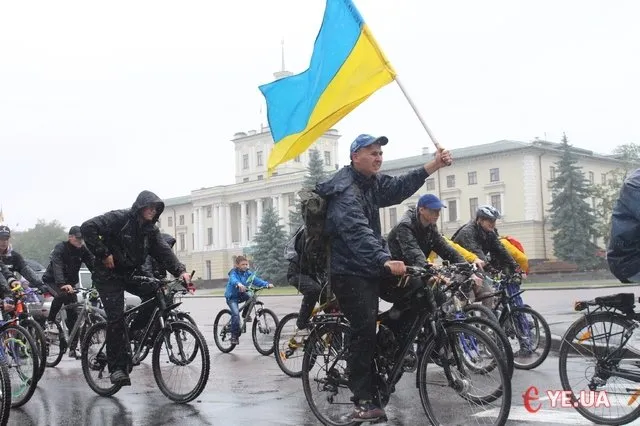 «Велодень» під дощем (Фоторепортаж) + (Відео) — фото 7