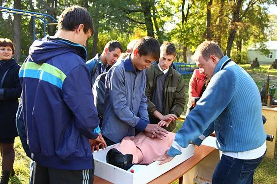 Бійці АТО проводять курси військово-патріотичної підготовки для школярів Хмельницької області (Фоторепортаж) — фото 6
