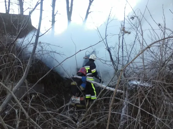 Рятувальники ліквідували дві пожежі в господарчих будівлях (Фото) — фото 1