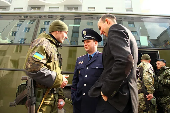 Хмельницькиі правоохоронці повернулись із зони АТО (фоторепортаж) + (відео) — фото 10
