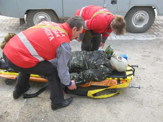 Рятувальники ліквідували умовну пожежу на елеваторі (фото) — фото 4