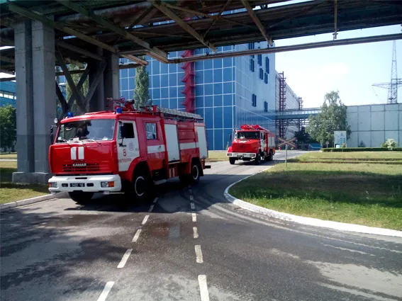 Рятувальники ліквідували умовну пожежу на атомній електростанції (фото) — фото 1