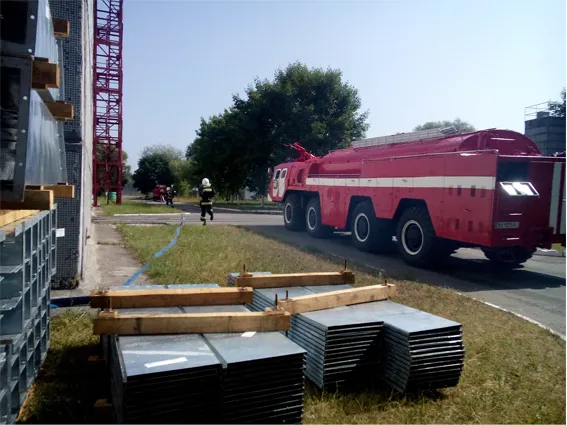 Рятувальники ліквідували умовну пожежу на атомній електростанції (фото) — фото 2