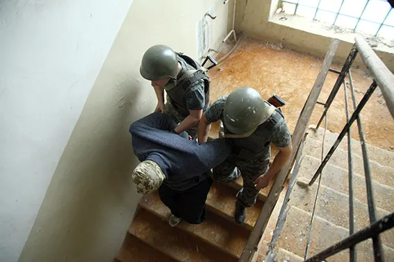 Перед відправленням в зону АТО гвардійці відпрацьовують бойові навички (фото) — фото 6