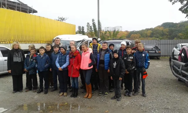 Працівники ДАІ зустрілись із школярами Кам'янець-Подільського району — фото 1