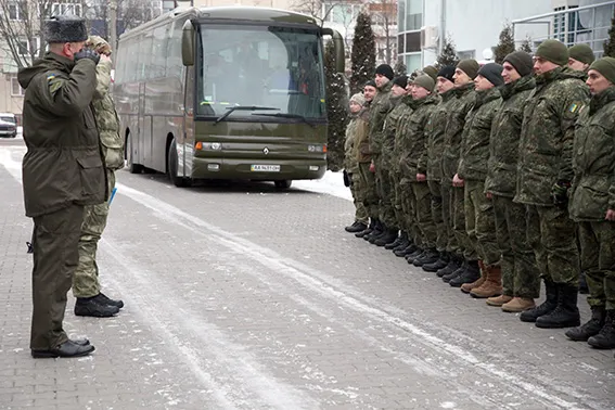Із зони АТО повернулися хмельницькі бійці спецроти «Богдан» (фото+відео) — фото 1