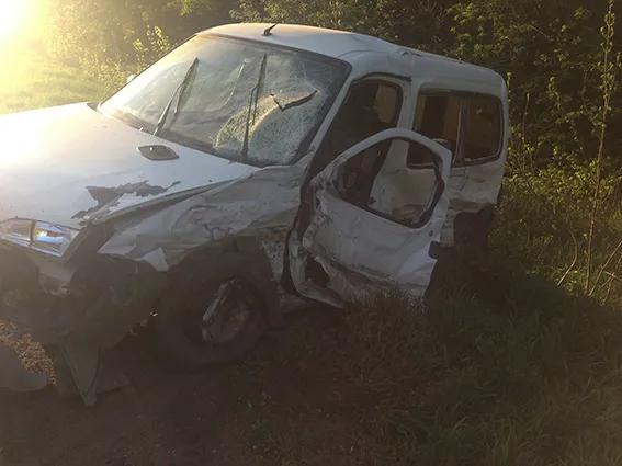 На Хмельниччині трапилась аварія за участю трьох автомобілів: четверо людей у лікарні — фото 1