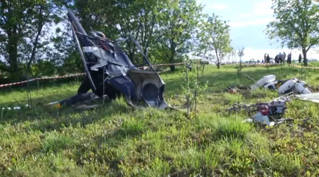 На Хмельниччині розбився вертоліт. Під час падіння гелікоптера ледь не загинула дівчинка — фото 6