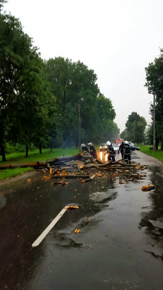 У Кам'янець-Подільському через зливу на ринку «плавали» автомобілі — фото 10