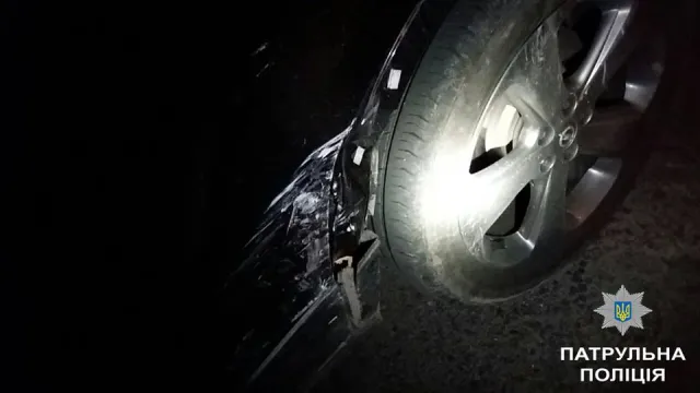 Патрульна поліція переслідували п'яного водія, який вчинивши аварію, намагався втекти з місця події — фото 1