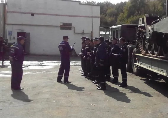 У Хмельницькому працівники ДСНС провели навчальні збори стосовно радіаційного, хімічного та біологічного захисту — фото 2