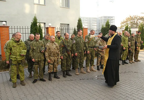 До Хмельницького повернулося 25 бійців спецроти «Богдан» після відрядження у зоні АТО — фото 7