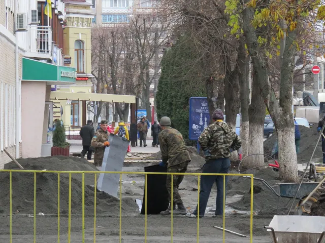 Завершився ремонт вулиці Проскурівської та майданчику біля кінотеатру ім. Шевченка — фото 5