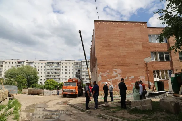 На території НВК №10 будують новий двоповерховий корпус — фото 3
