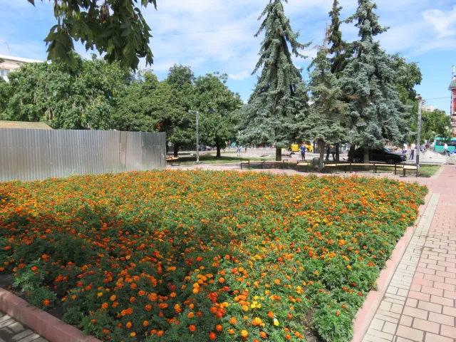 Новий пішохідний фонтан на привокзальній площі почав працювати — фото 1
