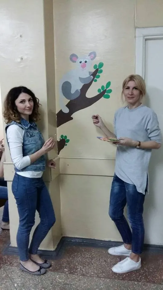 У Хмельницькій дитячій поліклініці облаштували арт-простір та розфарбували стіни — фото 8
