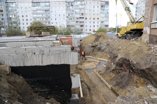 На вулиці Водопровідній добудовують нове приміщення НВК №10 — фото 3